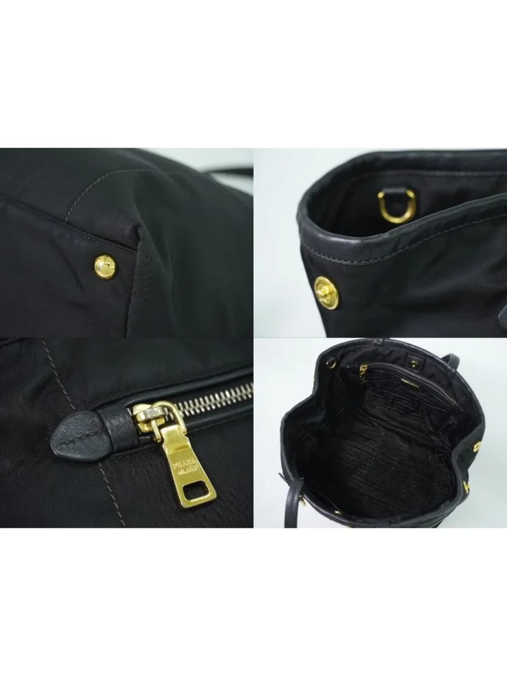 Prada Tessuto Tote Nylon Black